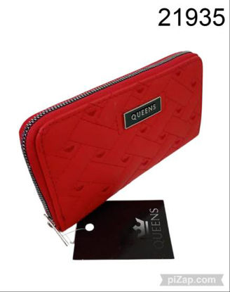 Imagen de BILLETERA DAMA QUEENS 1 CIERRE BORDADA 3.26